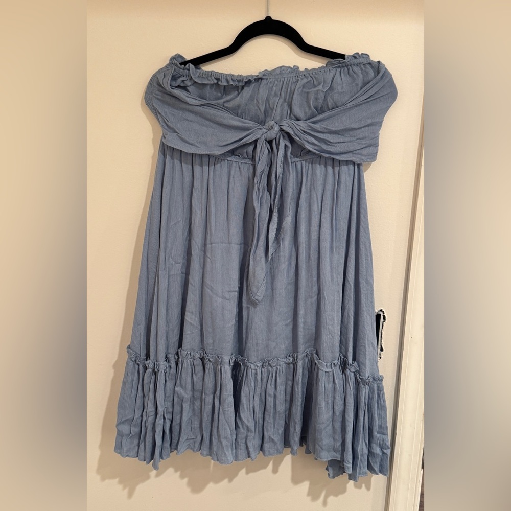 Strapless sundress